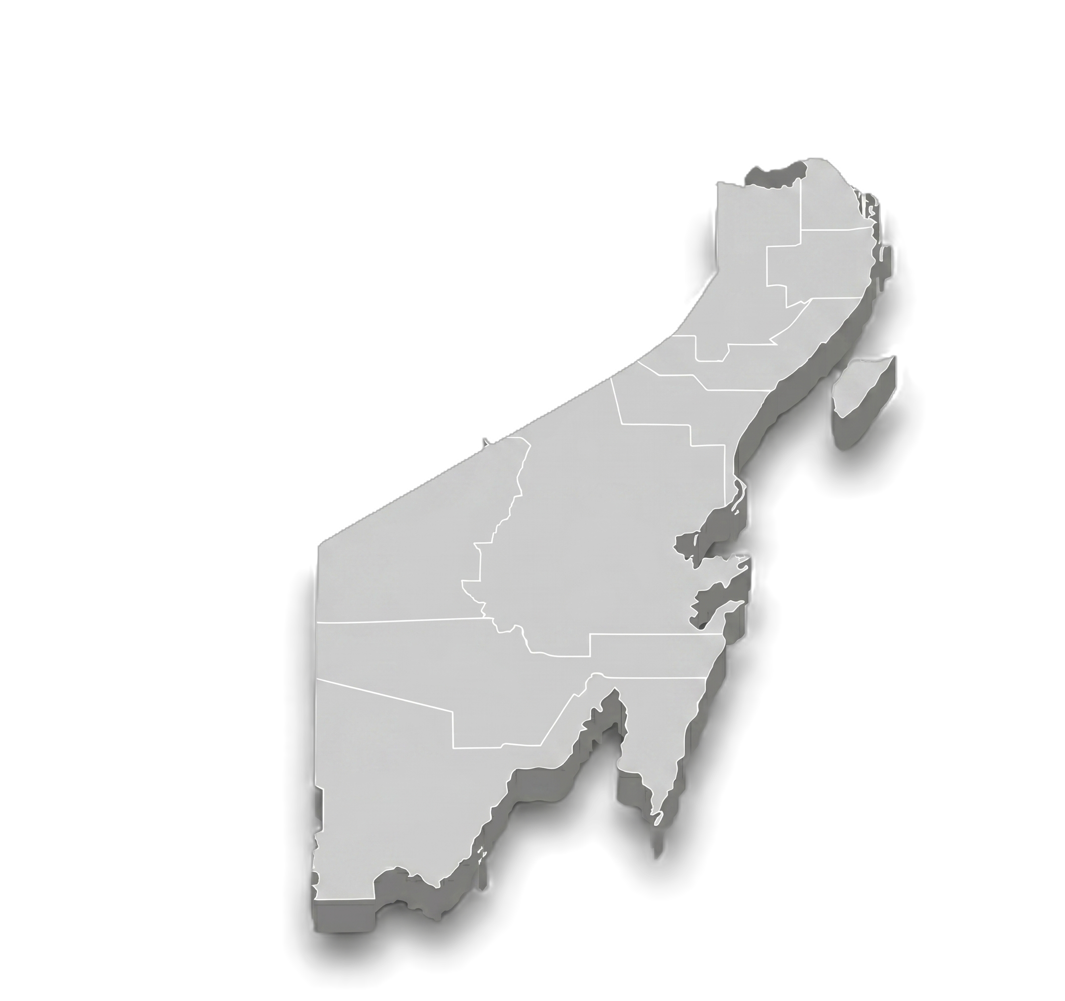 Mapa del estado de Quintana Roo